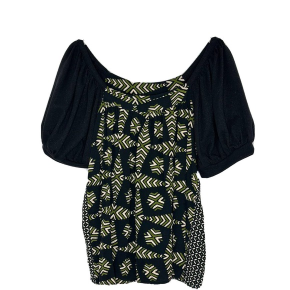 Maeve Tops - Maeve by Anthropologie Women's Short Sleeve Printed Top Size Medium